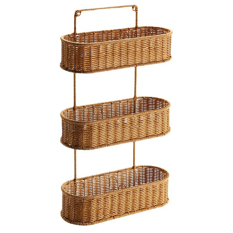 Handcrafted Decorative Storage Basket Oval Long | Kelmera