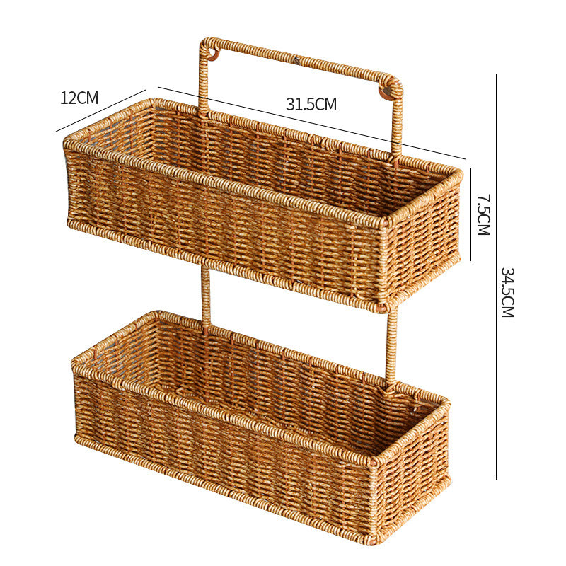 Handcrafted Decorative Storage Basket Oval Long | Kelmera