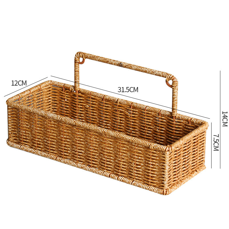 Handcrafted Decorative Storage Basket Oval Long | Kelmera