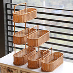 Handcrafted Decorative Storage Basket Oval Long | Kelmera