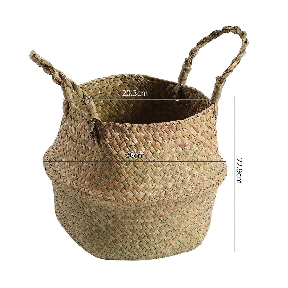Handcrafted Decorative Storage Basket Soft Textile Handwoven | Kelmera