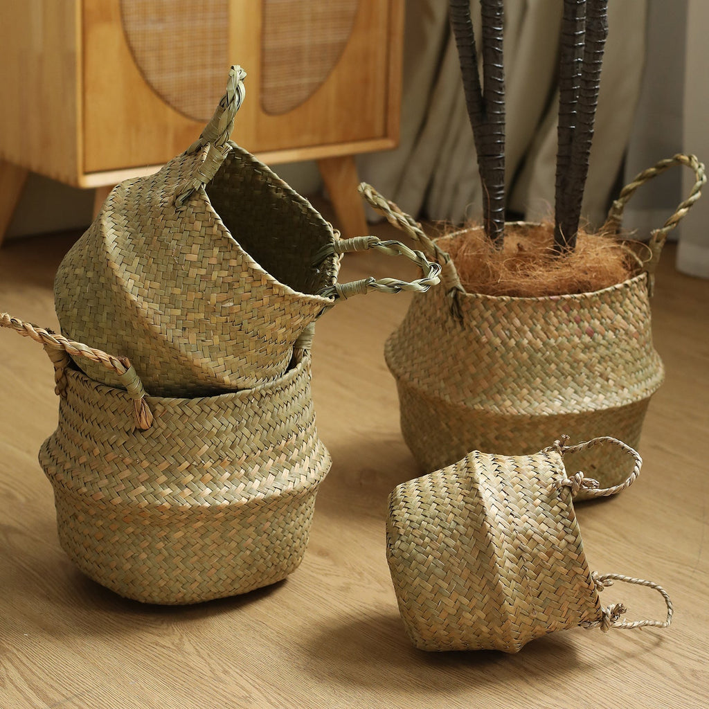 Handcrafted Decorative Storage Basket Soft Textile Handwoven | Kelmera