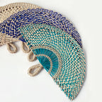 Handcrafted Fan made of Woven Seagrass | Kelmera
