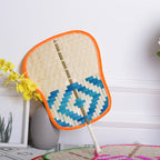 Handcrafted Fan with Colorful Design | Kelmera