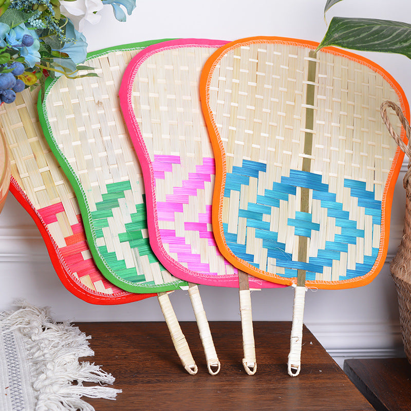 Handcrafted Fan with Colorful Design | Kelmera