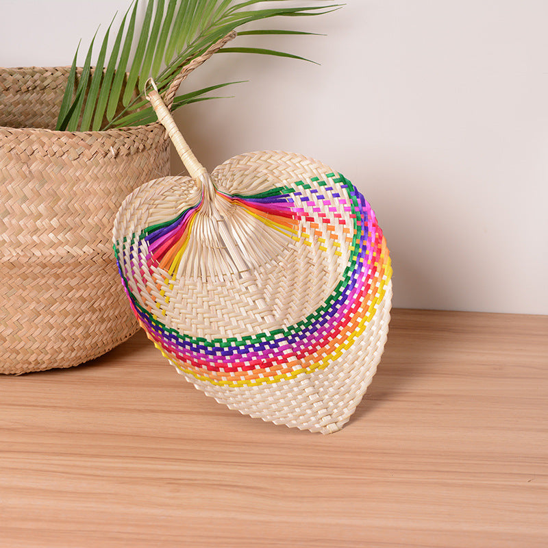 Handcrafted Fan with Colorful Details | Kelmera