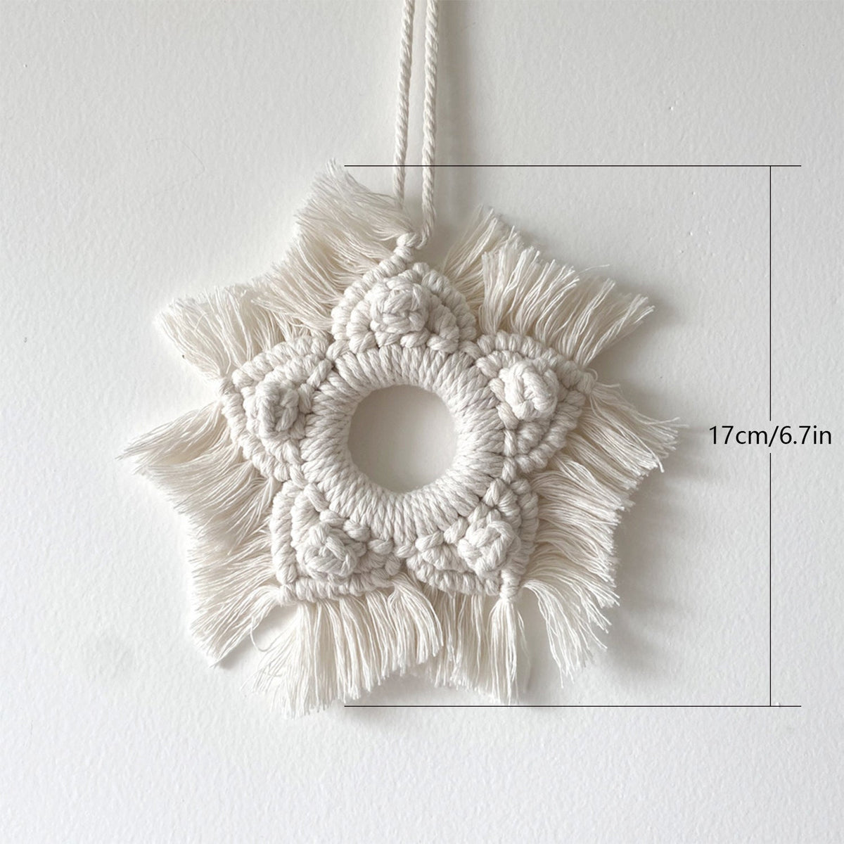 Handcrafted Macrame Star Wall Hanging | Kelmera