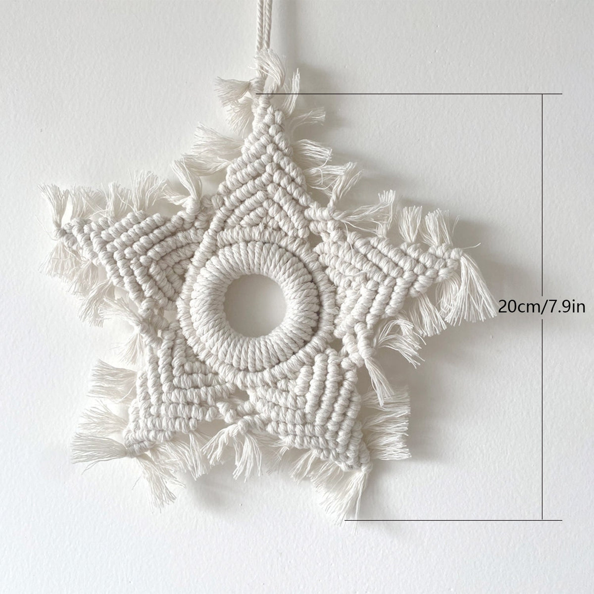 Handcrafted Macrame Star Wall Hanging | Kelmera