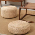 Handcrafted Natural Fiber Pouf | Kelmera