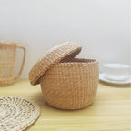 Handcrafted Natural Fiber Storage Basket | Kelmera