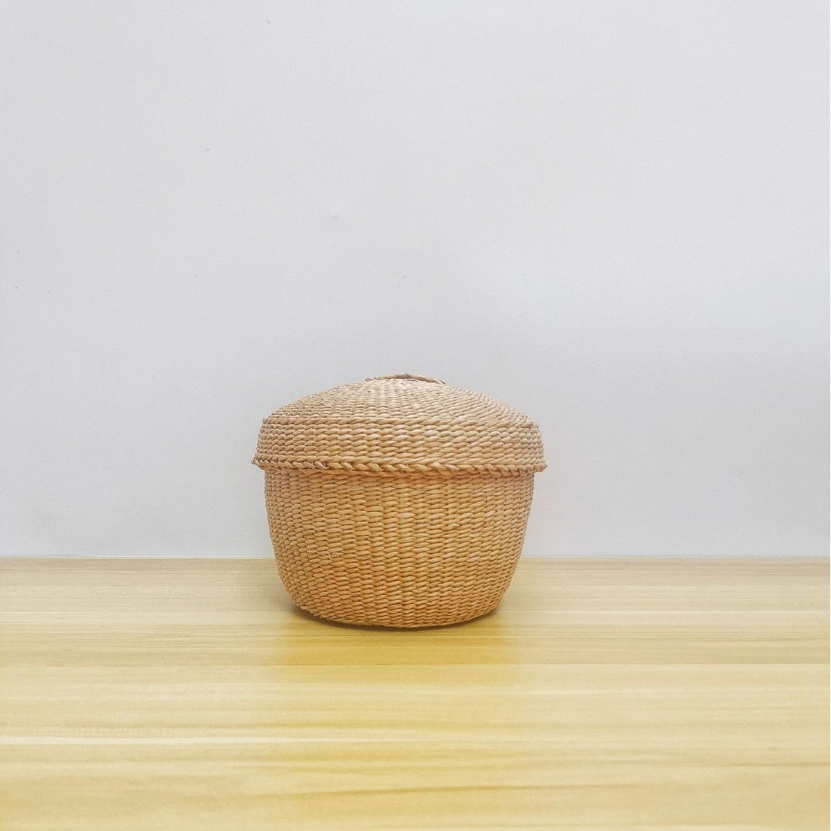 Handcrafted Natural Fiber Storage Basket | Kelmera