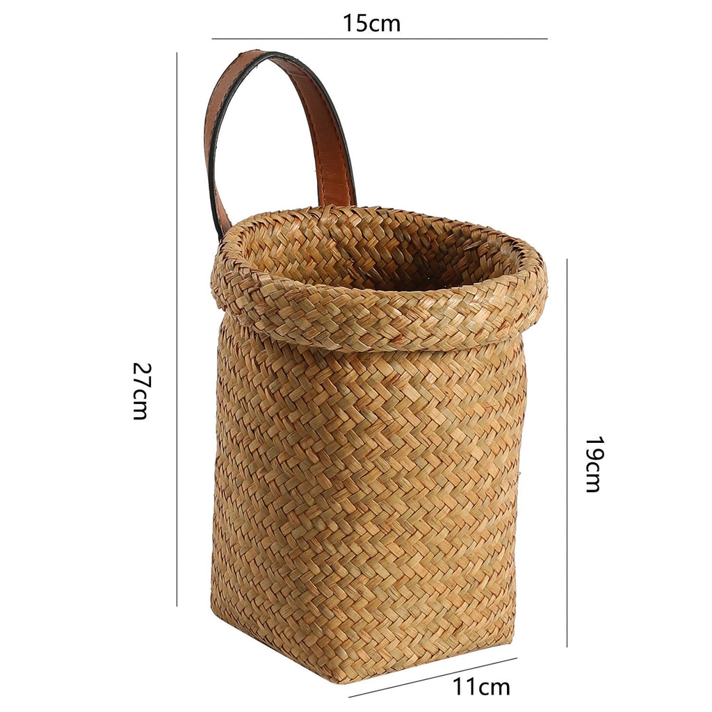 Handcrafted Natural Fiber Storage Basket Soft Textile Handwoven | Kelmera