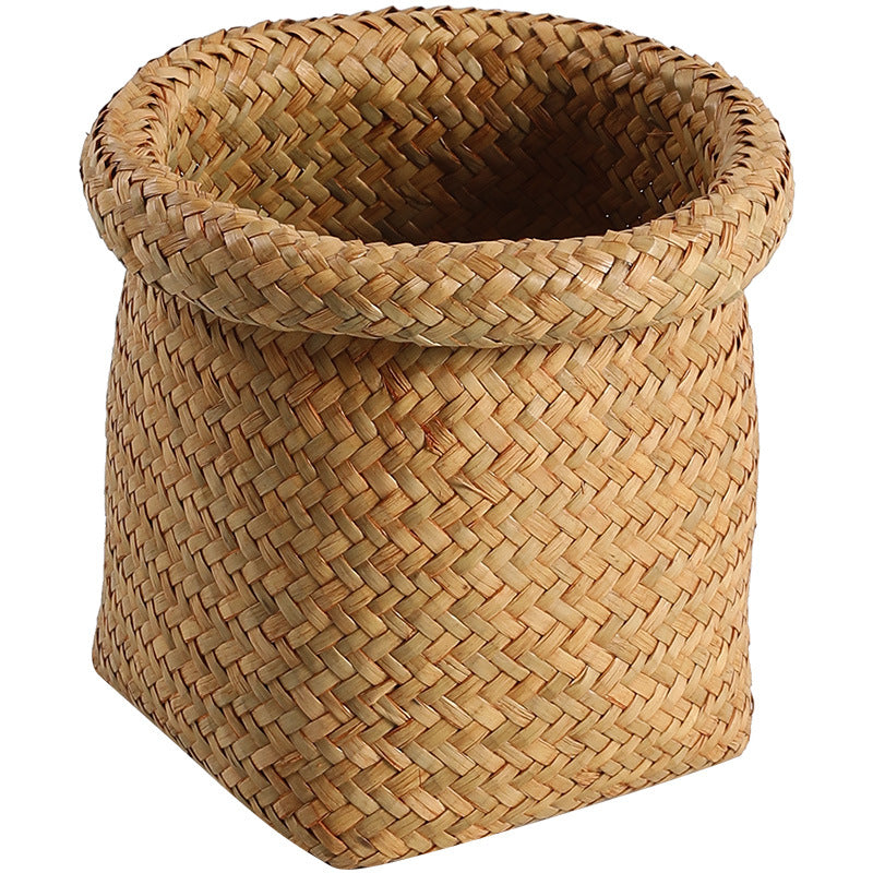 Handcrafted Natural Fiber Storage Basket Soft Textile Handwoven | Kelmera