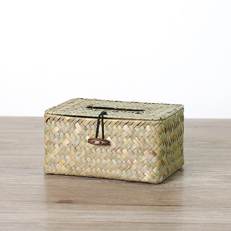Handcrafted Natural Fiber Storage Box | Kelmera