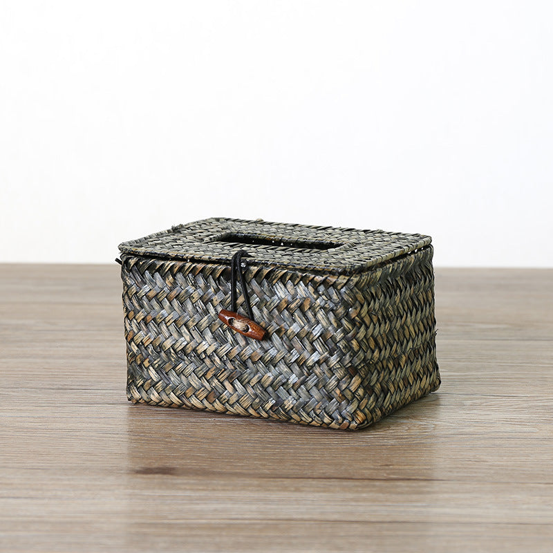 Handcrafted Natural Fiber Storage Box | Kelmera