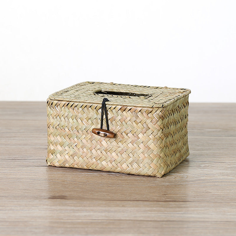 Handcrafted Natural Fiber Storage Box | Kelmera