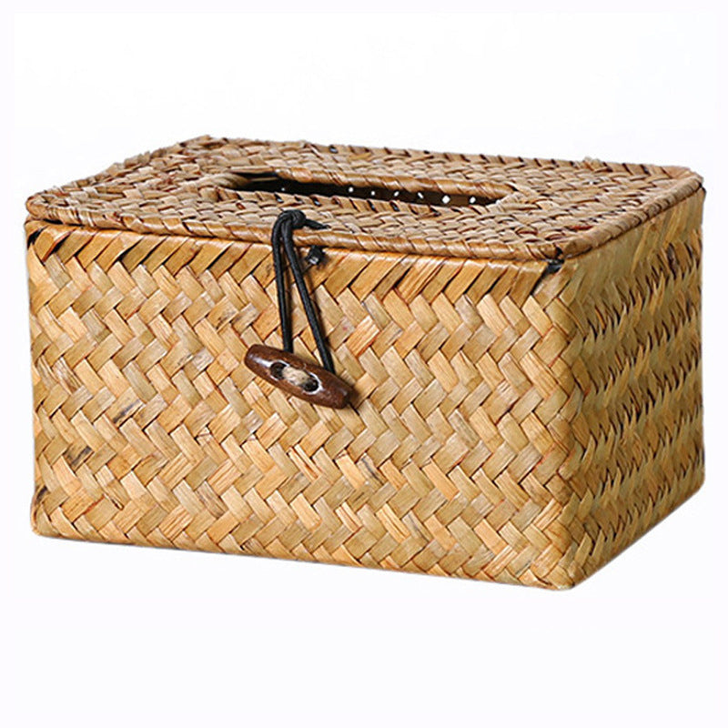 Handcrafted Natural Fiber Storage Box | Kelmera