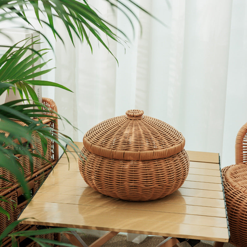 Handcrafted Natural Fiber Storage Container | Kelmera