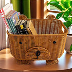 Handcrafted Natural Material Storage Basket | Kelmera