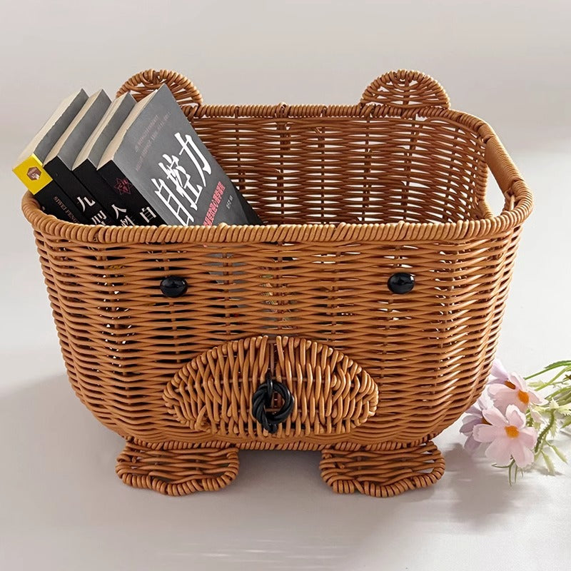 Handcrafted Natural Material Storage Basket | Kelmera