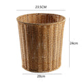 Handcrafted Natural Willow Trash Basket | Kelmera