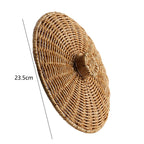 Handcrafted Natural Willow Trash Basket | Kelmera