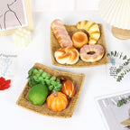 Handcrafted Natural Woven Tray | Kelmera