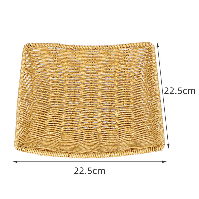 Handcrafted Natural Woven Tray | Kelmera