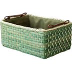 Handcrafted Organizer Basket with Two Handles | Kelmera