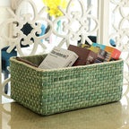 Handcrafted Organizer Basket with Two Handles | Kelmera