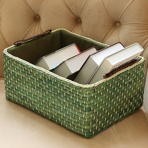 Handcrafted Organizer Basket with Two Handles | Kelmera