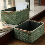Handcrafted Organizer Basket with Two Handles | Kelmera