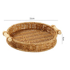 Handcrafted Rattan Serving Tray | Kelmera