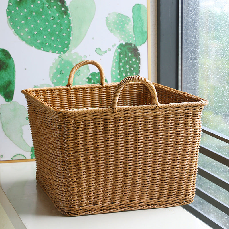 Handcrafted Rattan Storage Basket Large | Kelmera