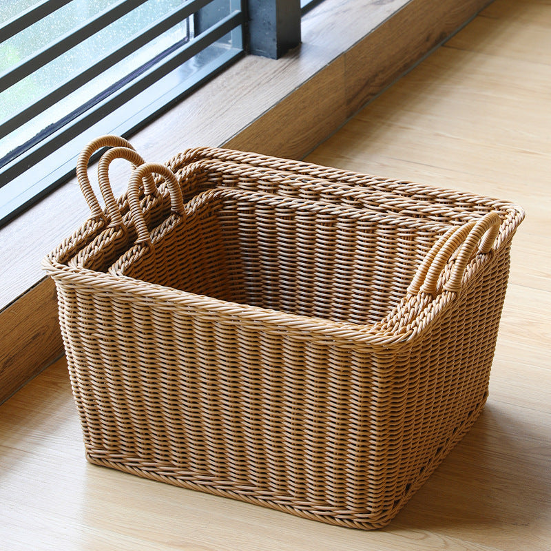 Handcrafted Rattan Storage Basket Large | Kelmera