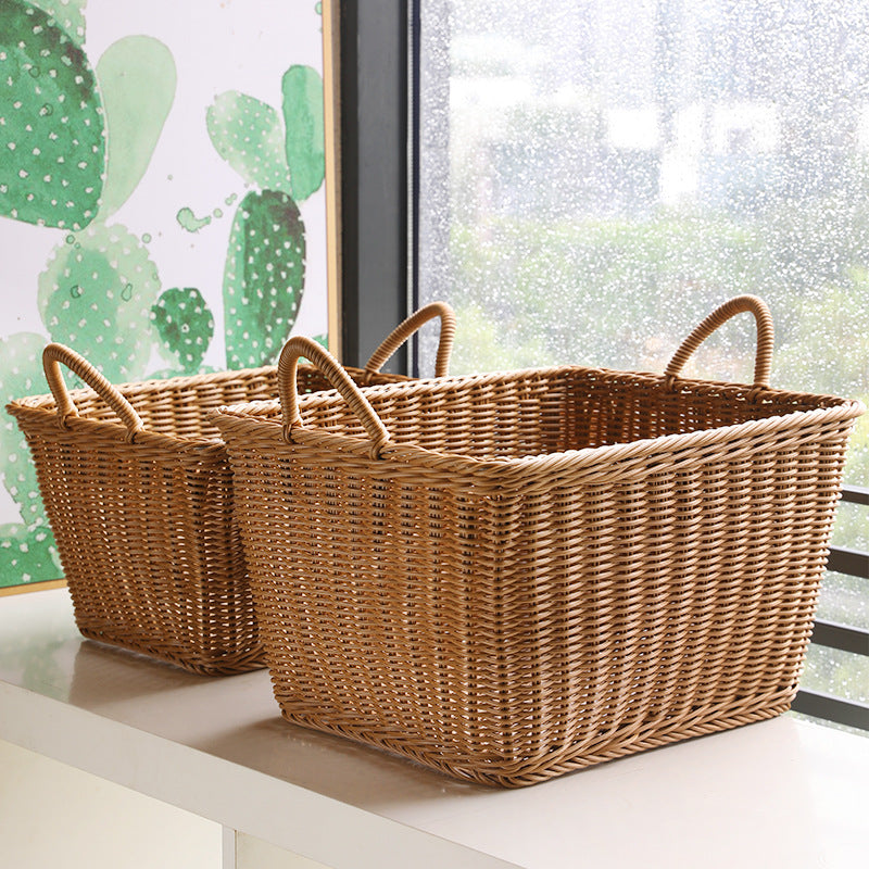 Handcrafted Rattan Storage Basket Large | Kelmera