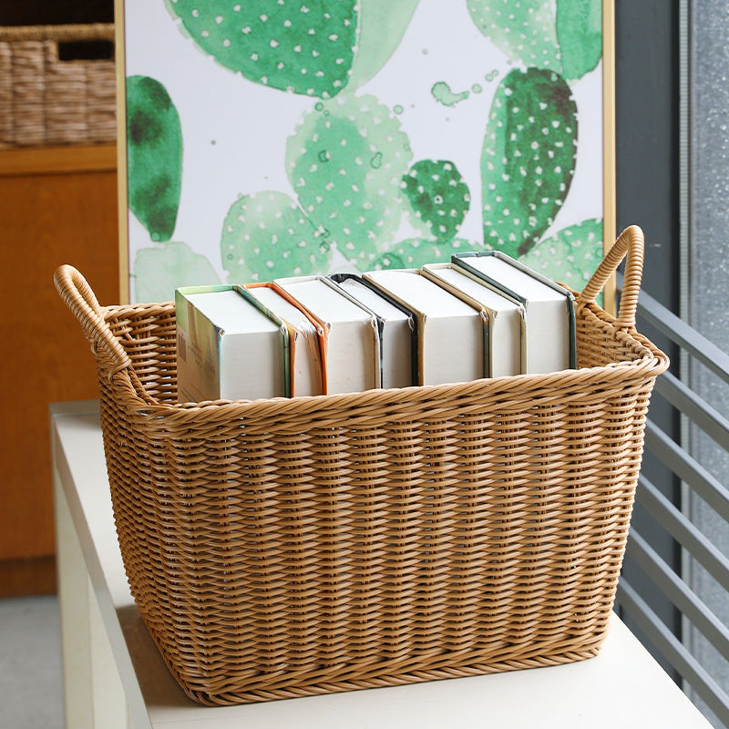 Handcrafted Rattan Storage Basket Large | Kelmera