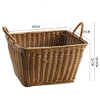 Handcrafted Rattan Storage Basket Large | Kelmera