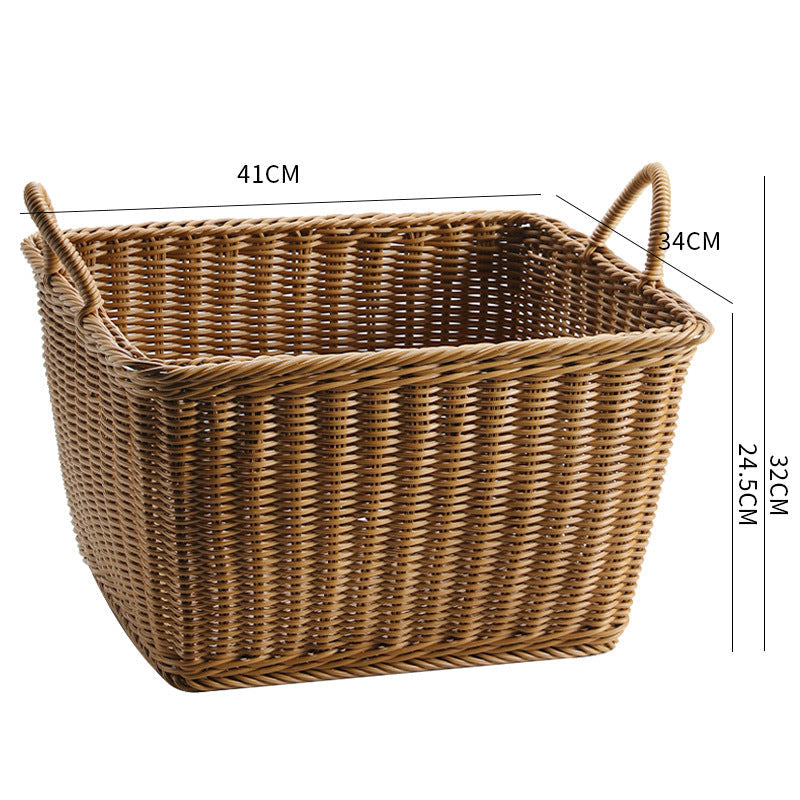 Handcrafted Rattan Storage Basket Large | Kelmera