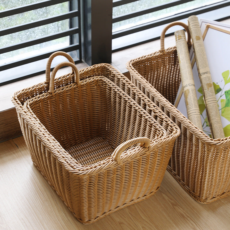 Handcrafted Rattan Storage Basket Large | Kelmera
