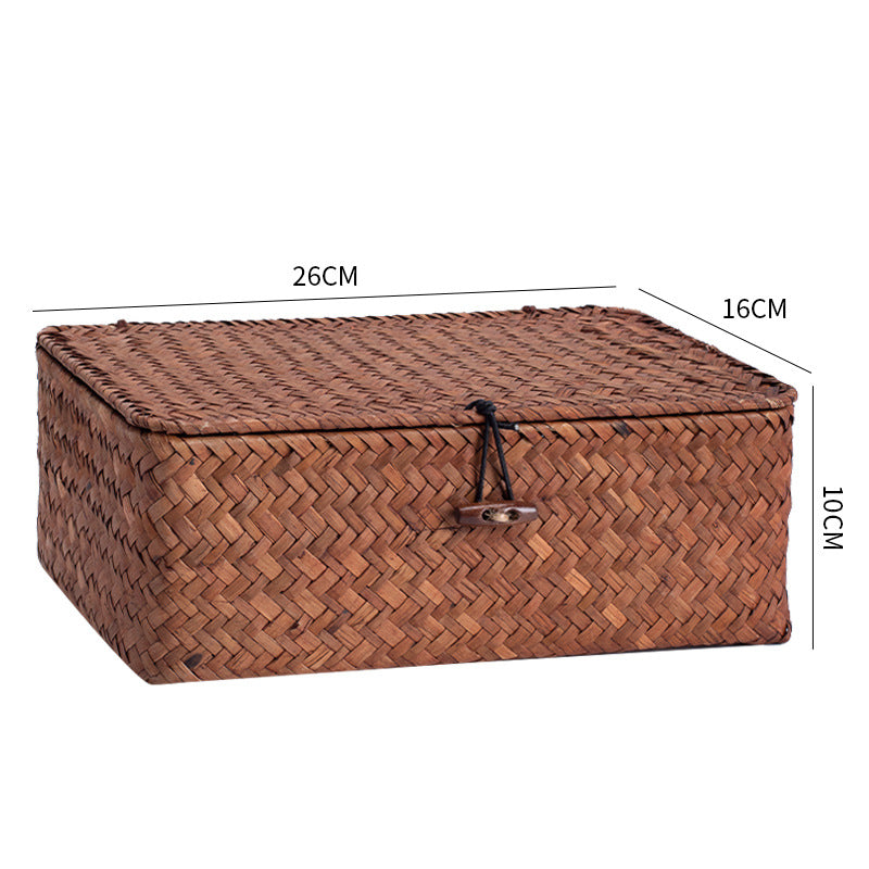 Handcrafted Rectangular Woven Storage Container | Kelmera