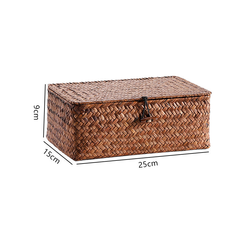 Handcrafted Rectangular Woven Storage Container | Kelmera