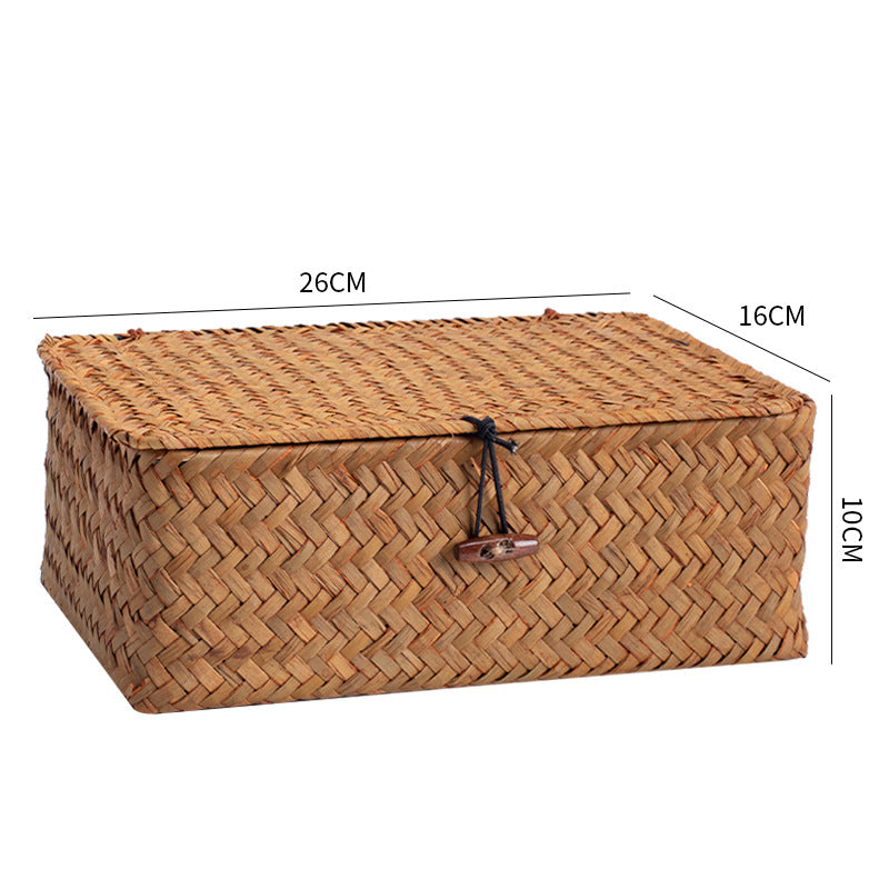 Handcrafted Rectangular Woven Storage Container | Kelmera