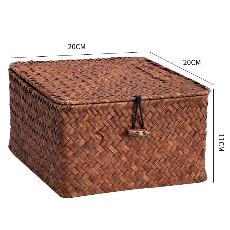 Handcrafted Rectangular Woven Storage Container | Kelmera