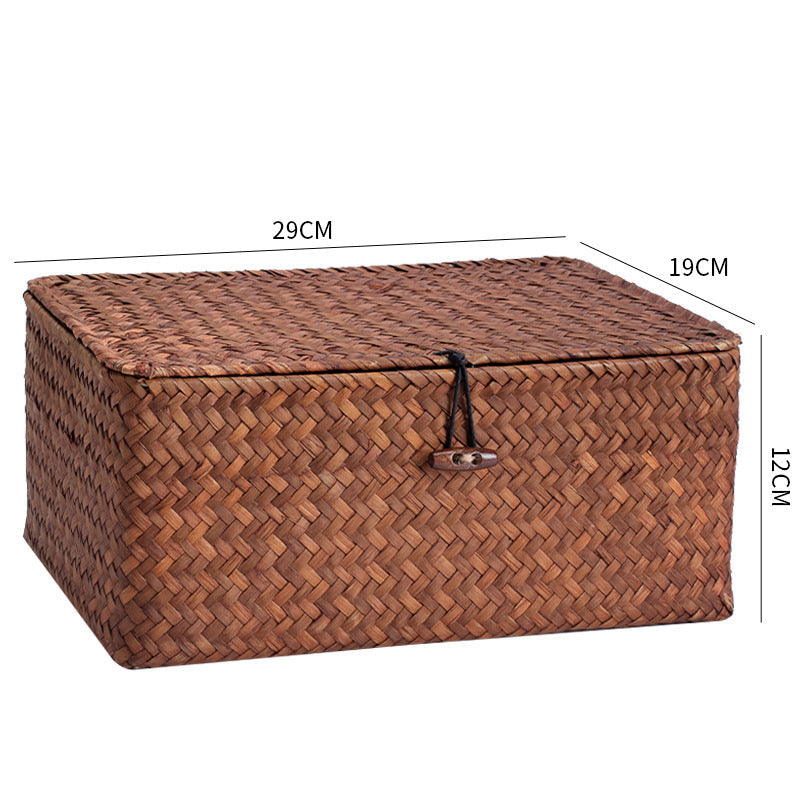 Handcrafted Rectangular Woven Storage Container | Kelmera