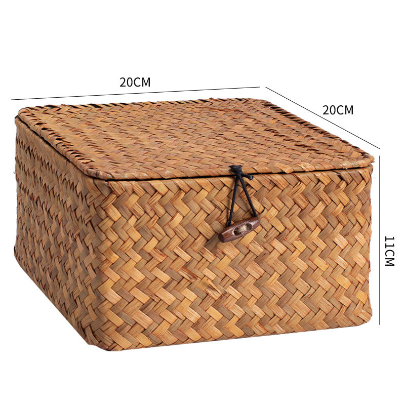 Handcrafted Rectangular Woven Storage Container | Kelmera