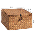 Handcrafted Rectangular Woven Storage Container | Kelmera
