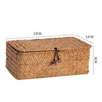 Handcrafted Rectangular Woven Storage Container | Kelmera