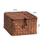 Handcrafted Rectangular Woven Storage Container | Kelmera