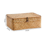 Handcrafted Rectangular Woven Storage Container | Kelmera